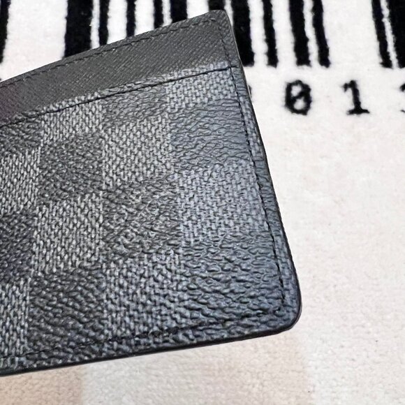 Louis Vuitton Black Damier Graphite Long Card Holder Wallet case - Picture 8 of 12